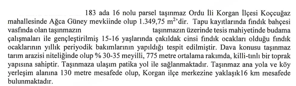 ÇİFTLİK KURMAYA ELVERİŞLİ ORMANLARA KOMŞU VİLLALIK ARAZİ FULL FINDIK AĞACIYLA KAPLI