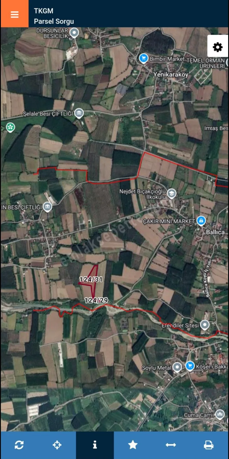 DÜZCE MERKEZ BALLICA DA SATILIK 16.449 M2 YER