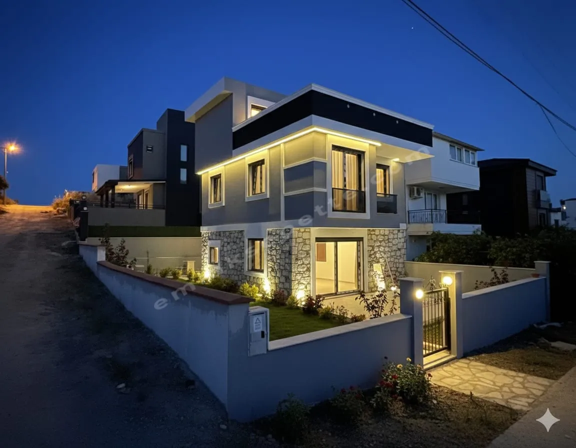 Seferihisar Doğanbey De Tek Mustakil Otoparklı Ultra Lüx Satılık 4+1 Villa