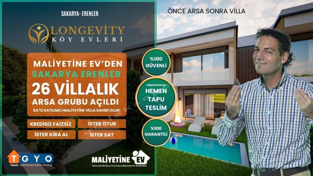 SAKARYA ERENLER'DE MALİYETİNE EV'DEN BAHÇELİ EV SAHİBİ OLUN